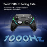 EasySMX® D10 Multiplatform Gaming Controller - Black Version: TMR Sticks, Trigger Lock and Charging Dock, view 6