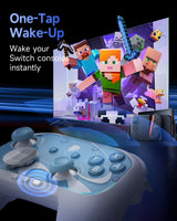 EASYSMX S10 Gaming Controller for Switch 2: Wake up, TMR Sticks, HD Rumble - White, view 2