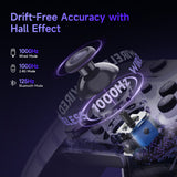 EasySMX® X05 Pro Multiplatform Wireless Gaming Controller with Quiet Button - Limited Edition: Aurora Purple, view 5