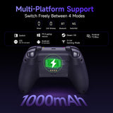 EasySMX® X05 Pro Multiplatform Wireless Gaming Controller with Quiet Button - Limited Edition: Aurora Purple, view 6