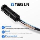 ECO-WORTHY 12AWG 1 Pair Solar MC4 Y Parallel Branch Connectors MFF&FMM Pair, view 4