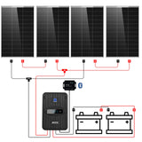 ECO-WORTHY 400W 12V (4x100W) Complete MPPT Off Grid Solar Kit, view 3