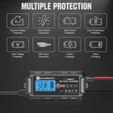 ECO-WORTHY 5A & 10A 12V Smart Battery Charger with LCD Display for Lithium (LiFePO4) Batteries, view 3