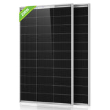 ECO-WORTHY 100W 18V Monocrystalline N-Type Solar Panel High Efficiency Module RV Marine Boat Caravan Off Grid, view 2