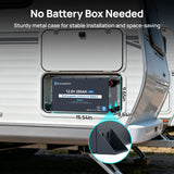 ECO-WORTHY EnergyRock 12V 280Ah Metal Case LiFePO4 Lithium Battery With Bluetooth and low-temp protection, view 3