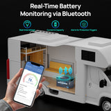 ECO-WORTHY EnergyRock 12V 280Ah Metal Case LiFePO4 Lithium Battery With Bluetooth and low-temp protection, view 6