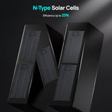 ECO-WORTHY 200W Flexible HJT Solar Panels 18V ETFE 18BB, view 4