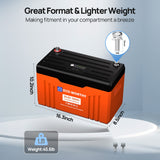 ECO-WORTHY 24V 100Ah Bluetooth Lithium Battery with BMS, view 6