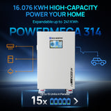 ECO-WORTHY PowerMega 314 | 51.2V 314AH Lithium Battery 16kWh | Active Balance | UL1973, view 4