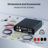 ECO-WORTHY 5.12KWh Home Backup Power With 48V 100Ah LiFePO4 And 3500W 48V Off-Grid Inverter, view 6