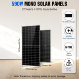 ECO-WORTHY Complete Off-Grid Solar Power System |20.48kWh/61.44kWh Battery | 10000W 120/240V | 5310W/15340W PV, view 6