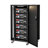 ECO-WORTHY Cubix100 48V 600AH (6Pack 48V 100AH) Lithium Lifepo4 Battery With RACK6 V3 Server Rack Battery Cabinet, view 2