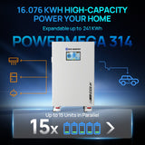 ECO-WORTHY 5kW Home Backup Solar Power Bundle | 51.2V 314Ah Battery and 48V 5000w Off Grid Inverter, view 3