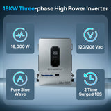 ECO-WORTHY Liber 18KT Off-grid Three-phase Inverter | 18KW 120/208Y Vac Output | 28.8KW PV Input | 360A Charge/Discharge Current, view 3