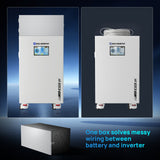 ECO-WORTHY ECO‑WORTHY PowerMega Conduit Box, Cable Management & Terminal Protection Enclosure for 48V 314Ah Battery, 180° Hinged Door, Clean Wiring for Off‑Grid Solar Energy Storage System, Compatible with ECO WORTHY 10kW/5kW & Most Inverters, fits 400A Busbar, view 2