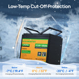 ECO-WORTHY LiFePO4 12V 100Ah Lithium Iron Phosphate Battery With Bluetooth And Low-temperature Protection, view 4