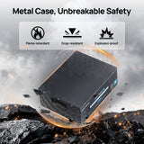 ECO-WORTHY 24V 100Ah Metal Case LiFePO4 Lithium Battery Bluetooth Low-Temp Protection, view 2