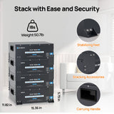 ECO-WORTHY 24V 100Ah Metal Case LiFePO4 Lithium Battery Bluetooth Low-Temp Protection, view 4