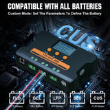 ECO-WORTHY Solar Charge Controller 30A Solar Panel Custom Battery Regulator, Dual USB Port Auto 12V/24V PWM for FLD/LiFePO4/SLD/GEL RV Solar System, view 3