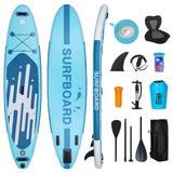Elecwish Inflatable Stand Up Paddle Board with Pulp Board, Kayak Seat, Non-Skid, Ultralight Inflatable Paddle Board for Teens and Adults, view 3