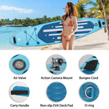 Elecwish Inflatable Stand Up Paddle Board with Pulp Board, Kayak Seat, Non-Skid, Ultralight Inflatable Paddle Board for Teens and Adults, view 4