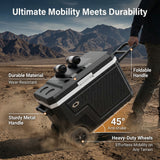 Elecwish 12 Volt Refrigerator, 48QT(45L) Portable Freezer with Air Cooler 12/24V DC 100-240V AC Tool Battery Interface, Car Refrigerator -4℉~68℉ for Camping, Fishing, Travel, Picnic RCB1008, view 5