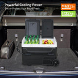 Elecwish 12V Car Refrigerator 42 Quart(40L) Portable Car Fridge AS017, view 2