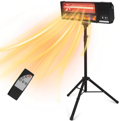 Elecwish Indoor Outdoor 2-in-1 Wall Mounted & Standing Infrared Heater GH002 For Patio