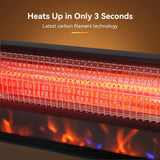 Elecwish Indoor Outdoor 2-in-1 Wall Mounted & Standing Infrared Heater GH002 For Patio, view 2