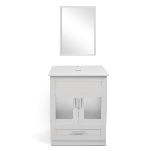 Elecwish 24 inch Bathroom Cabinet Without Sink-HW1118