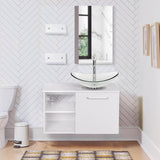 Elecwish 28 Inch Floating Bathroom Vanity Without Sink-BA20079, view 2