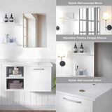Elecwish 28 Inch Floating Bathroom Vanity Without Sink-BA20079, view 3