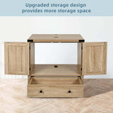 Elecwish Wood Fixture 28" Bathroom Vanity Without Sink BA012, view 6