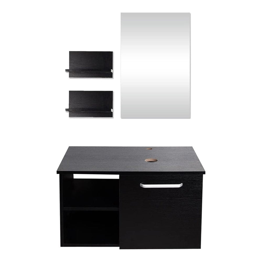 Elecwish Chic 28" Black Bathroom Vanity BA20079