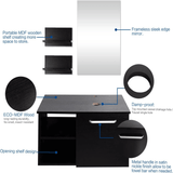 Elecwish Chic 28" Black Bathroom Vanity BA20079, view 3