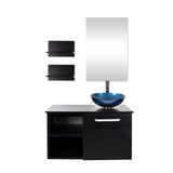 Elecwish Chic 28" Black Bathroom Vanity BA20079, view 6