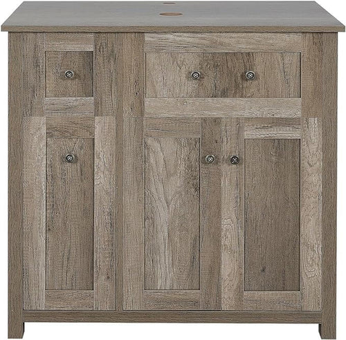 Elecwish 30 inches Wooden Bathroom Vanity Without Sink-BA043