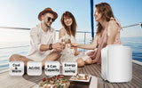 Elecwish 4L/6 Can Portable Cooler & Warmer Freon-Free Small Refrigerator, view 6