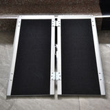 Elecwish 3-5 FT Non Skid Aluminum Portable Wheelchair Ramp, view 2