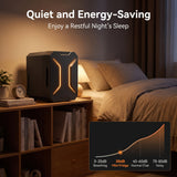 Elecwish 4L Mini Fridge with Dynamic Gmaing Lights, 6 Can Cooler and Warmer for Beverage, Food, Skincare, Desktop Mini Fridge for Bedroom,  Dorm, Office, Car Mini Fridge 110V AC/12V DC, Energy Efficient, BackToSchool, view 5
