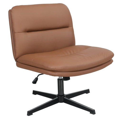 Elecwish Armless Cross Legged Desk Chair No Wheels OC201