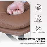 Elecwish Armless Cross Legged Desk Chair No Wheels OC201, view 5