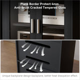 Elecwish Audio-Video Media Stand Cabinet with 4 Height-Adjustable Shelves IF047, view 5
