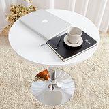 Elecwish Bar Table Round, Adjustable Height Swivel 360 Degrees Tall Cpunter Height Pub Desk, view 6