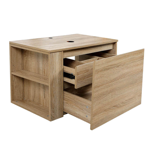 Elecwish Wooden Bathroom Vanity With Side Storage BA033