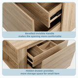 Elecwish Wooden Bathroom Vanity With Side Storage BA033, view 4