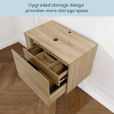 Elecwish Wooden Bathroom Vanity With Side Storage BA033, view 6
