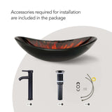 Elecwish Bathroom Vessel Sink BA026, view 5