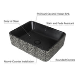 Elecwish Bathroom Ceramic Vessel Sink BA072, view 5