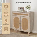 Elecwish Rattan Buffet Cabinet With Drawer IF035, view 6